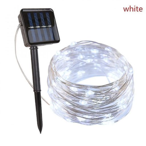 Napelemes fényfüzér 10 m / 100 Led 