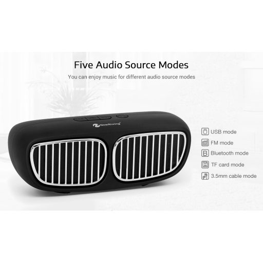 Autóhűtőrács alakú Bluetooth hangszóró
