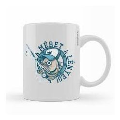 Horgász bögre  ..A méret a lényeg