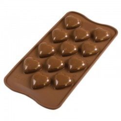 Szilikon szív bonbon forma