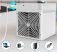 Nexfan Hordozható Légkondicionáló Ventilátor 7 Színű Ledes Fénnyel