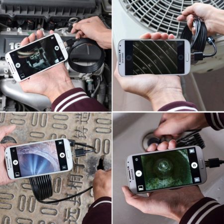 Endoszkóp kamera androidos okos telefonokhoz 2 Méteres