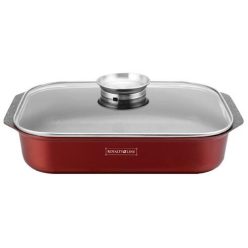   Royalty Line Márvány bevonatú kacsasütő 34 cm -Aromagombos Fedővel