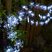 ​Napelemes karácsonyi fényfüzér hópehely alakú LED izzókkal 30 Led-es