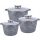 Zilner ZL-8557 edénykészlet/ fazék készlet 6 részes 
