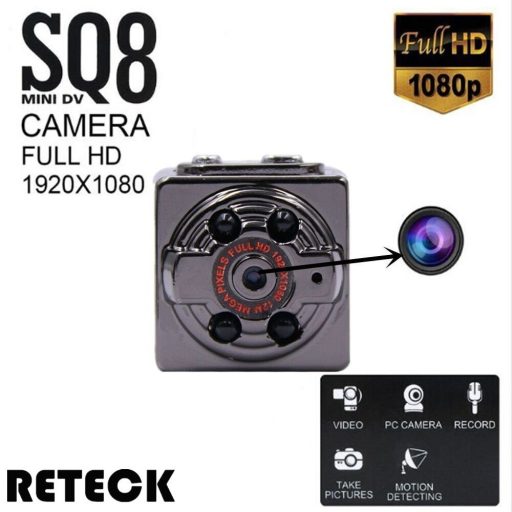 SQ8 Fémvázas Mini Kamera