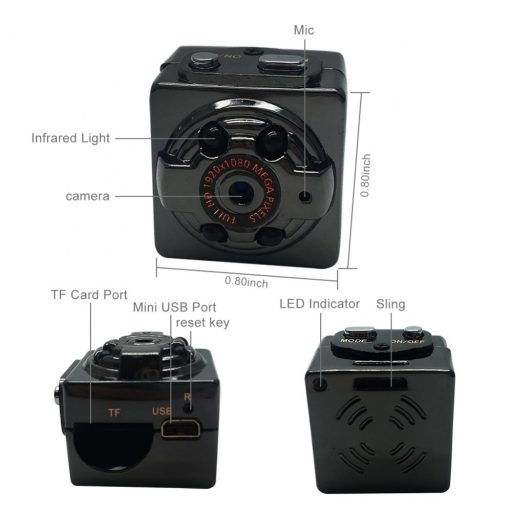 SQ8 Fémvázas Mini Kamera
