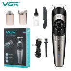   VGR Professzionális haj-, szakállvágó és trimmelő, 1-20 mm-ig állítható fejjel-