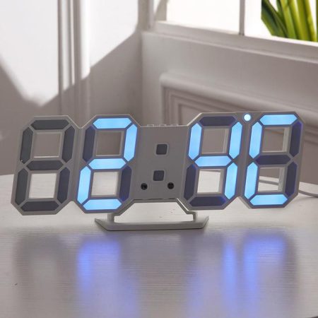 Asztali, fali, 3D LED kijelzős digitális óra