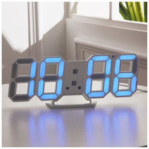 Asztali, fali, 3D LED kijelzős digitális óra