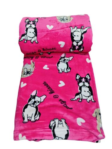 Kutyás pihe-puha pléd 200 x 230 cm