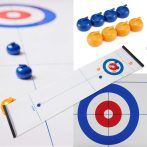 Asztali curling játék / Kiteríthető pályával