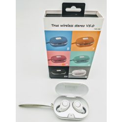   Vezeték nélküli stereo headset / Bluetooth fülhallgató tokba épített töltővel