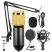 Stúdió mikrofonkészlet szűrővel- kondenzátor mikrofon