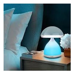   RGB LED Gomba hangulatlámpa / hordozható / érintőfelület vezérléssel