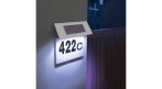 Dekor napelemes LED házszámtábla