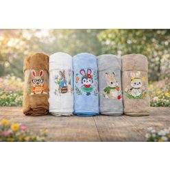 Húsvéti nyuszis törölköző 5 db / csomag