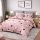 7 részes fiatalos szív mintáságyneműhuzat- modern rózsaszín és szürke stílus