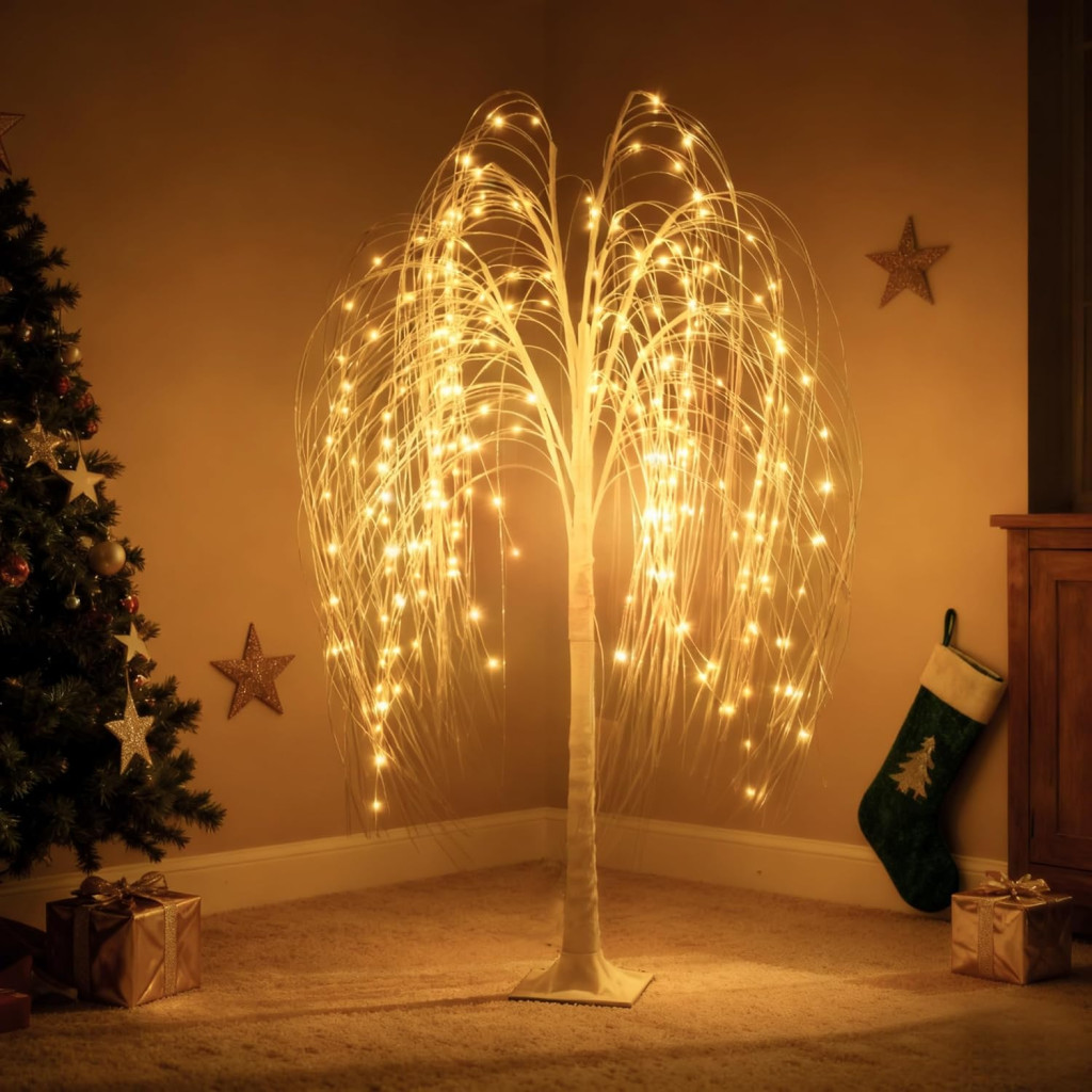 Image of 110 CM Led Megvilágított Fűzfa Karácsonyfa