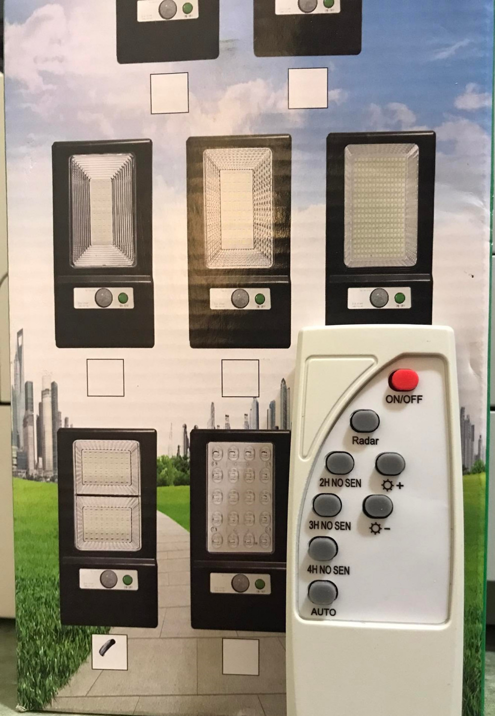 Image of Napelemes LED Lámpa Távirányítóval És Mozgásérzékelővel