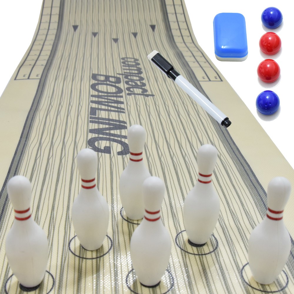 Image of Asztali mini bowling / kiteríthető pályával