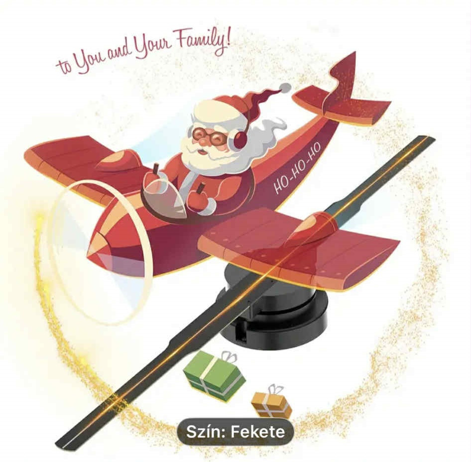 Image of 3D holografikus projektor – Hologram kijelző készülék/Wifi