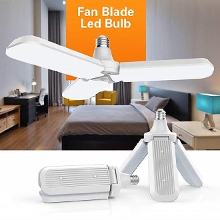 Image of Ventilátor formájú, kinyitható E27 LED lámpa / állítható vetítési szöggel - 45W