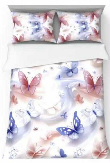 Image of 7 részes Ágynemű Garnitúra / Pillangók