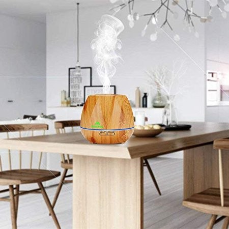 Image of Fahatású Geometriai aromaterápiás párologtató / párásító 500ML