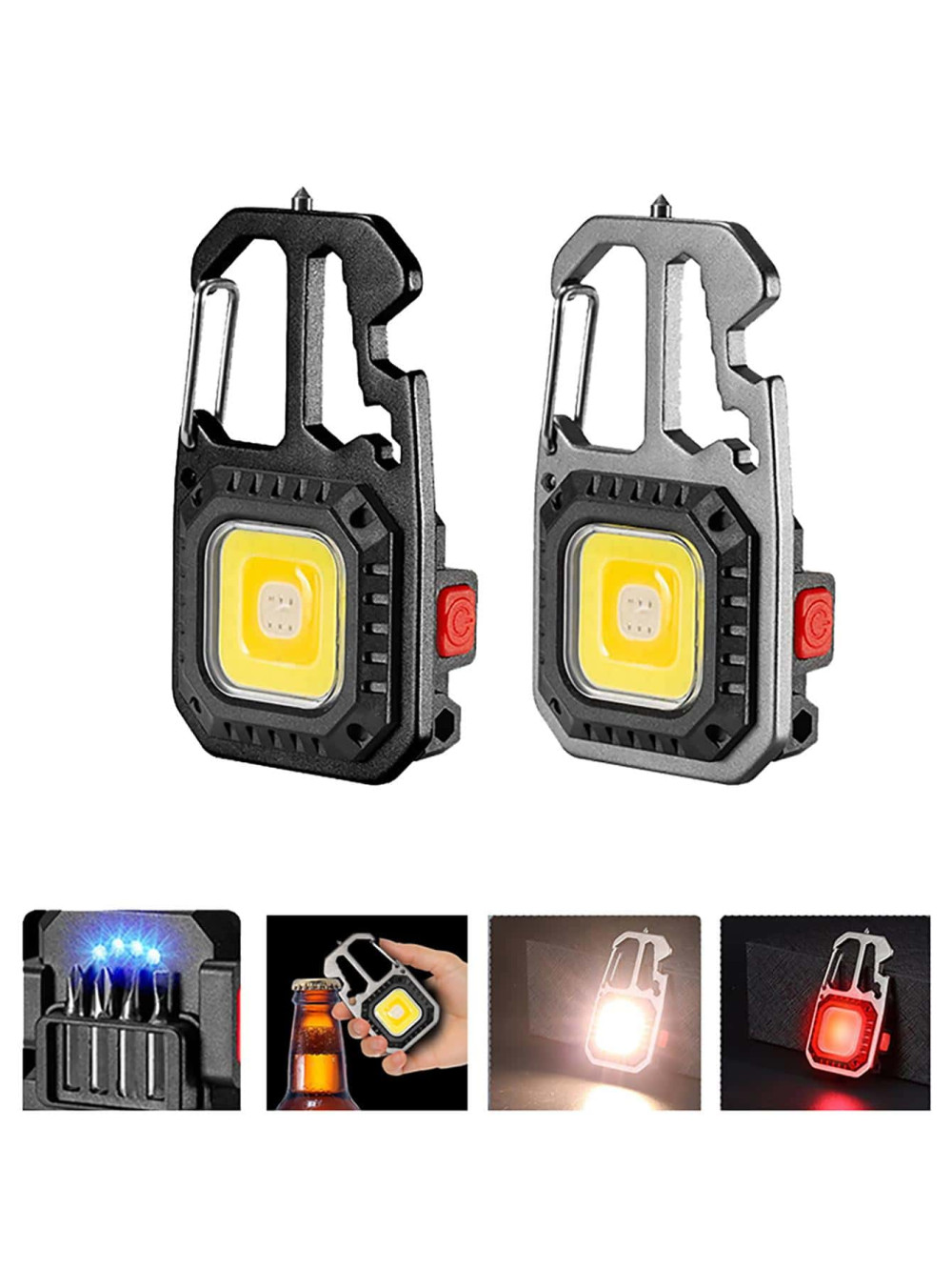 Image of Multifunkciós kulcstartó és lámpa, sörnyitóval