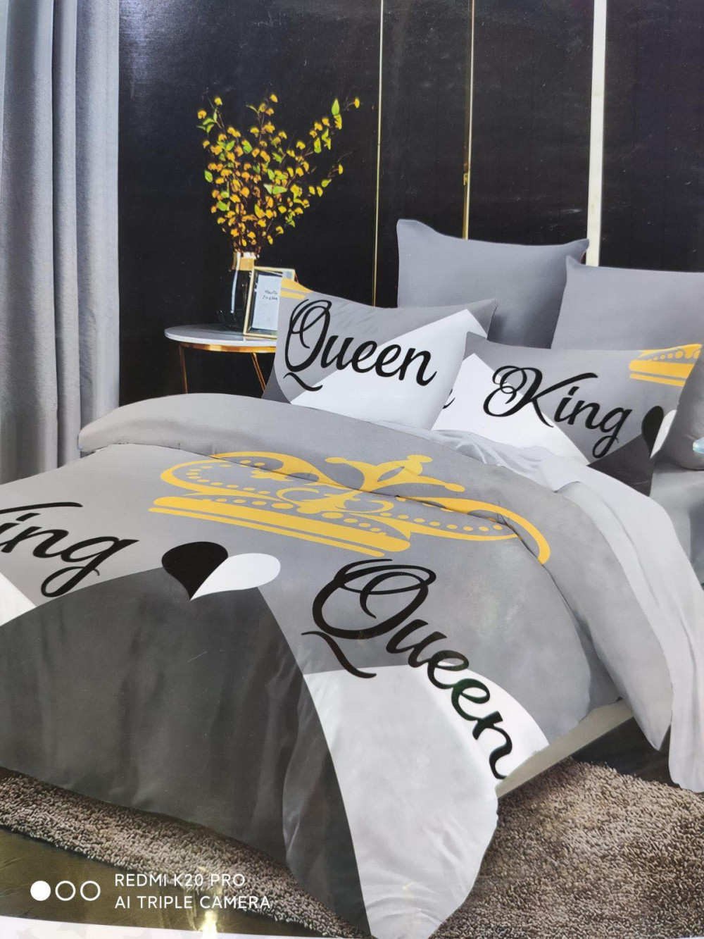 Image of 7 részes Quenn&amp;King ágyneműhuzat garnitúra V