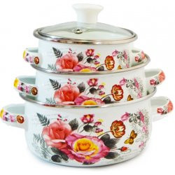Image of Kis edénykészlet 3 db+fedő