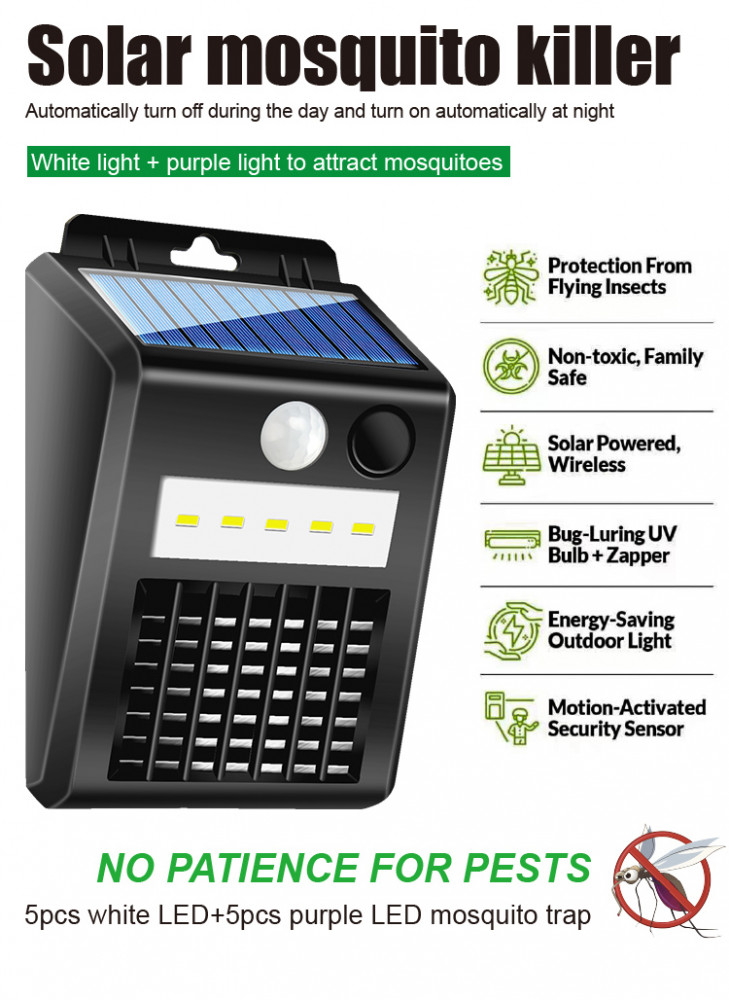 Image of Kültéri napelemes szúnyogirtó lámpa