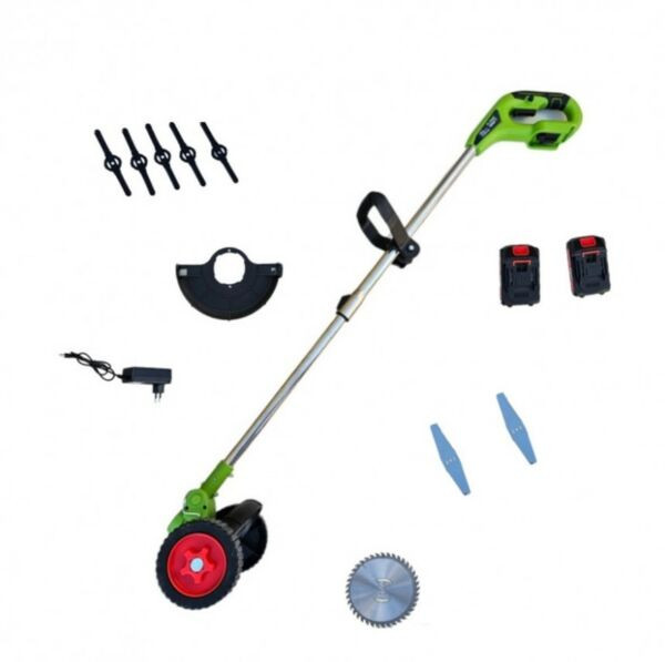 Image of Flinke FK-AKK 3050 48V akkus segédkerekes szegélynyíró, fűkasza teleszkópos nyéllel