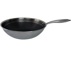 Image of Méhsejt bevonatos wok serpenyő 32cm