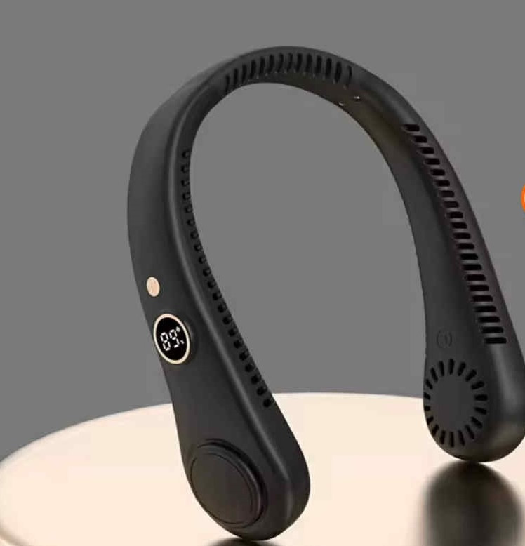 Image of Professzionális nyakventilátor digitális akku szint jelzéssel