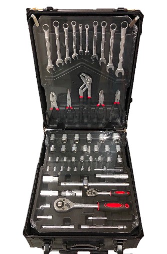 Image of 608 Részes Racsnis Szerszámkészlet Kofferrel