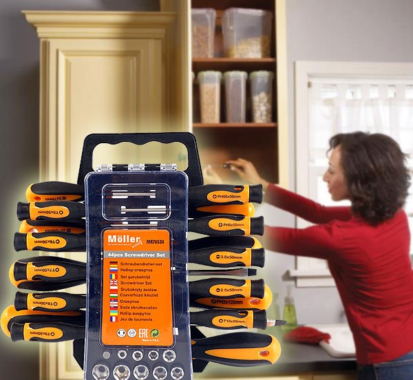 Image of Möller csavarhúzó készlet 44 részes MR70536
