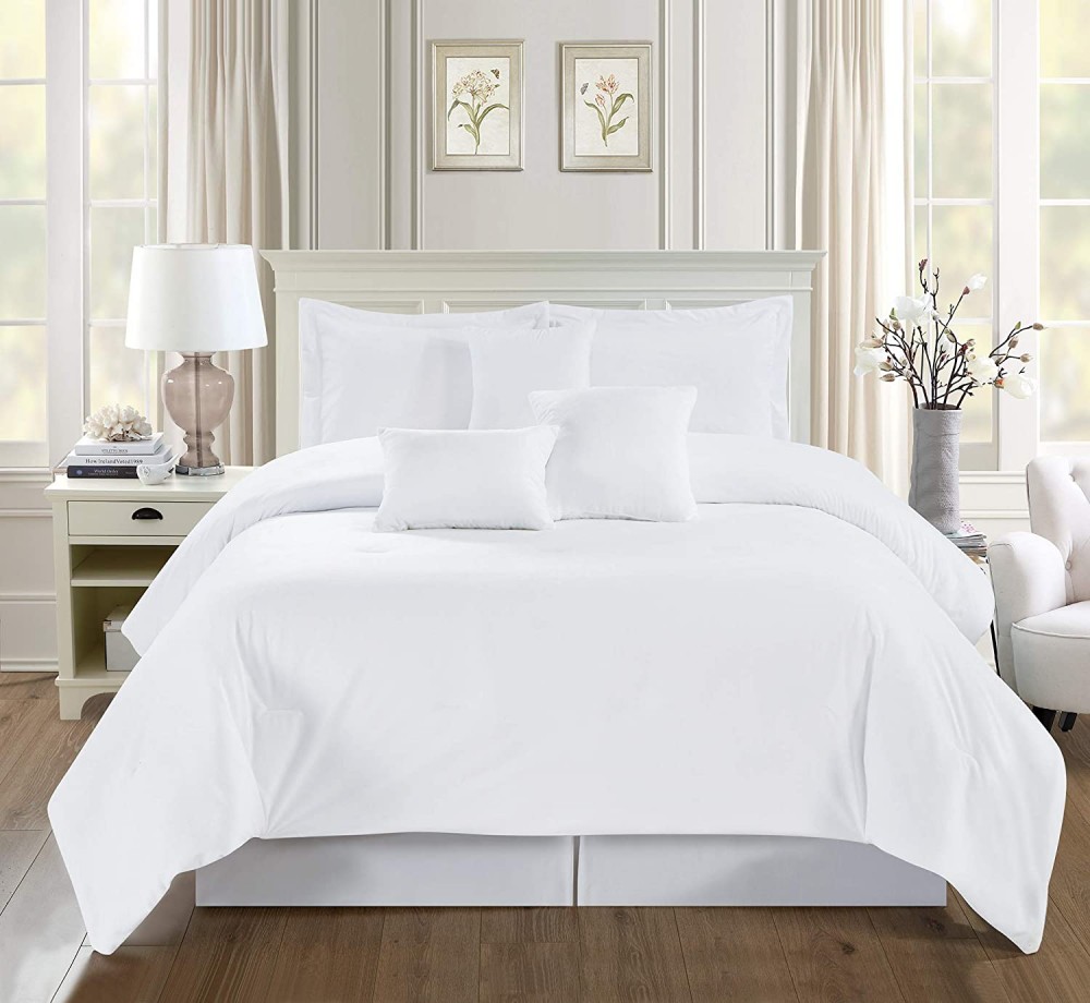 Image of 7 részes fehér ágyneműhuzat garnitúra - Fehér