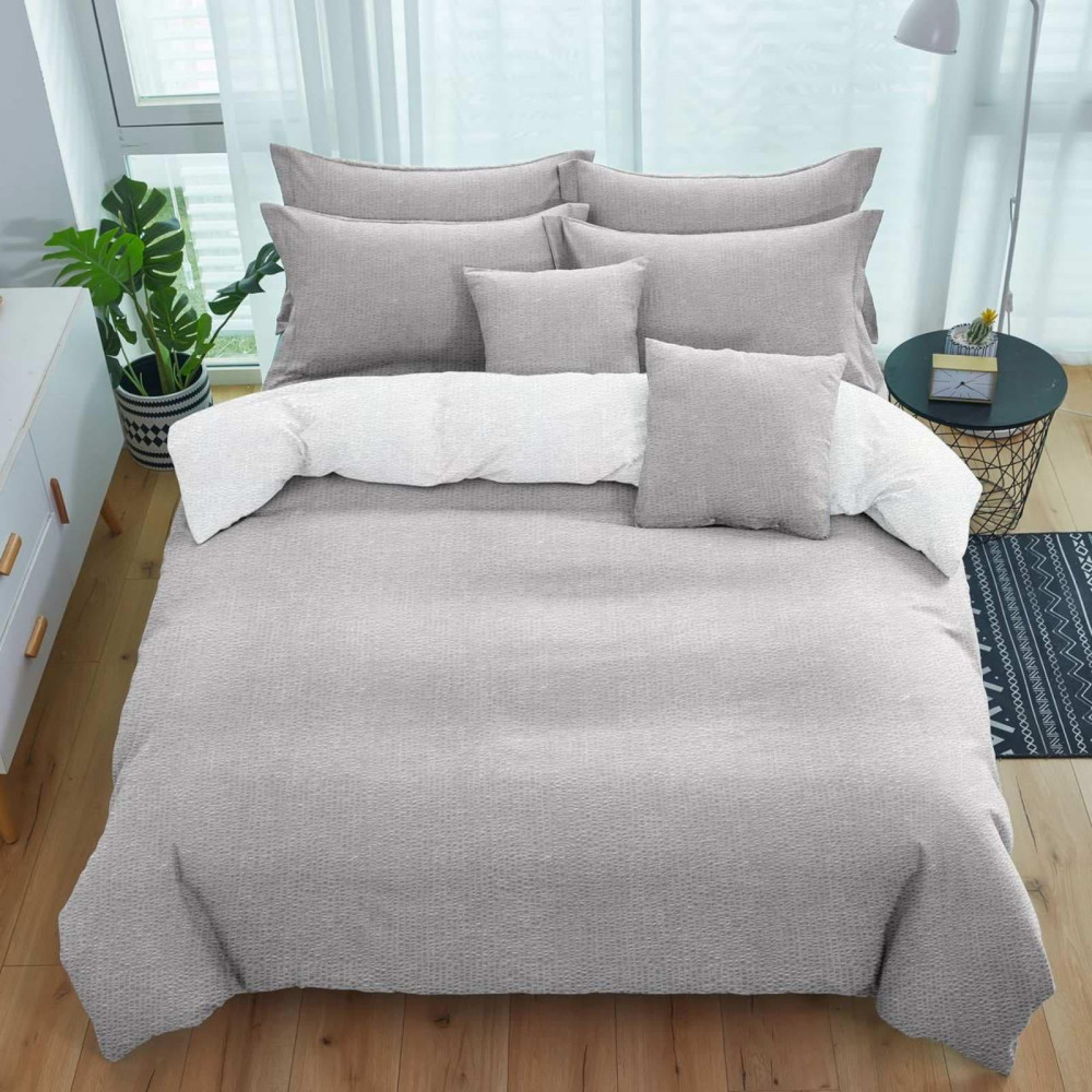 Image of 7 részes Ágynemű garnitúra-világos szürke