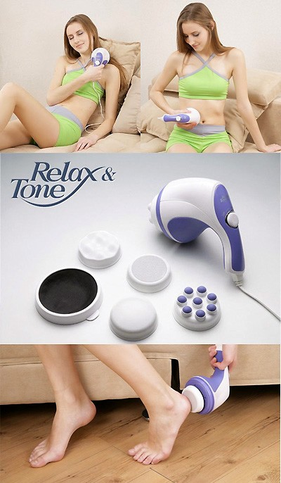Image of Relax &amp; Spin Tone Zsírégető és Bőrfeszesítő Masszírozó