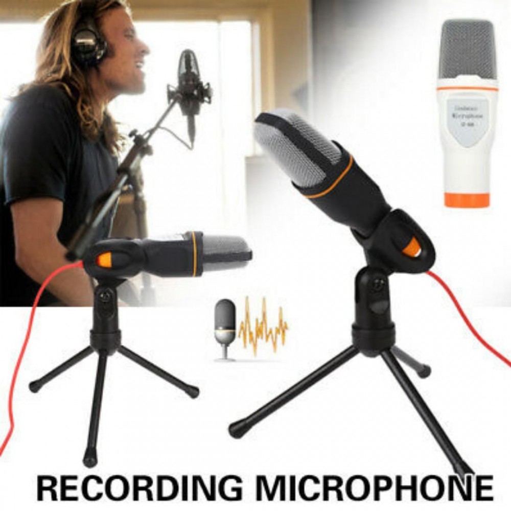 Image of Kondenzátor mikrofon asztali állvánnyal / SF-666