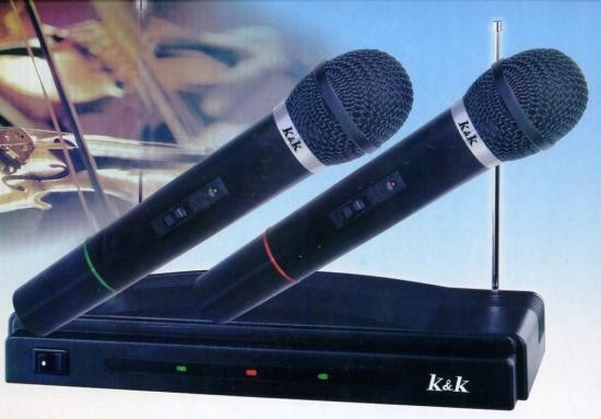 Image of Vezeték nélküli mikrofon szett - 2 db mikrofonnal